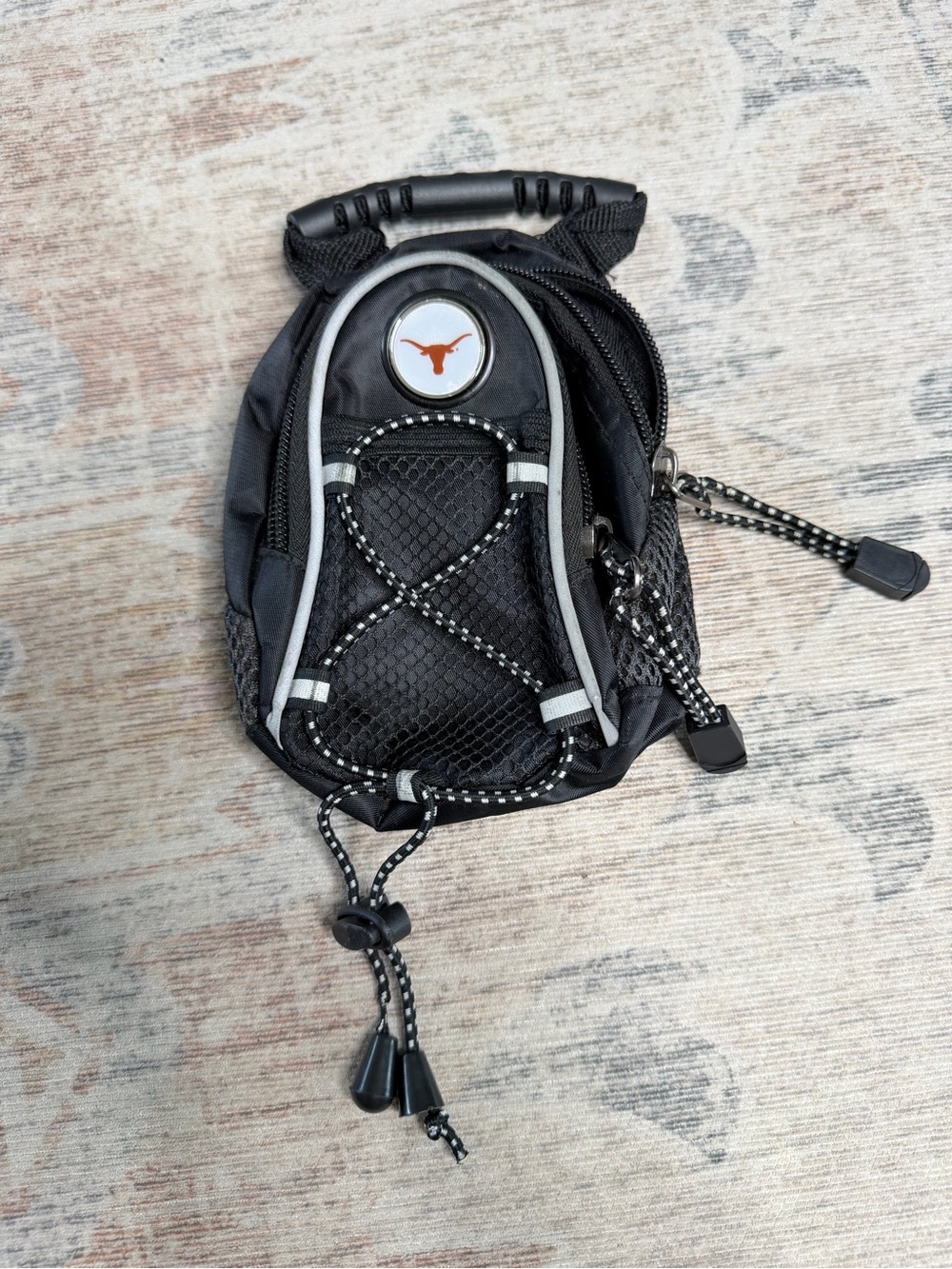 University of Texas Longhorns Mini Backpack Keychain - Black